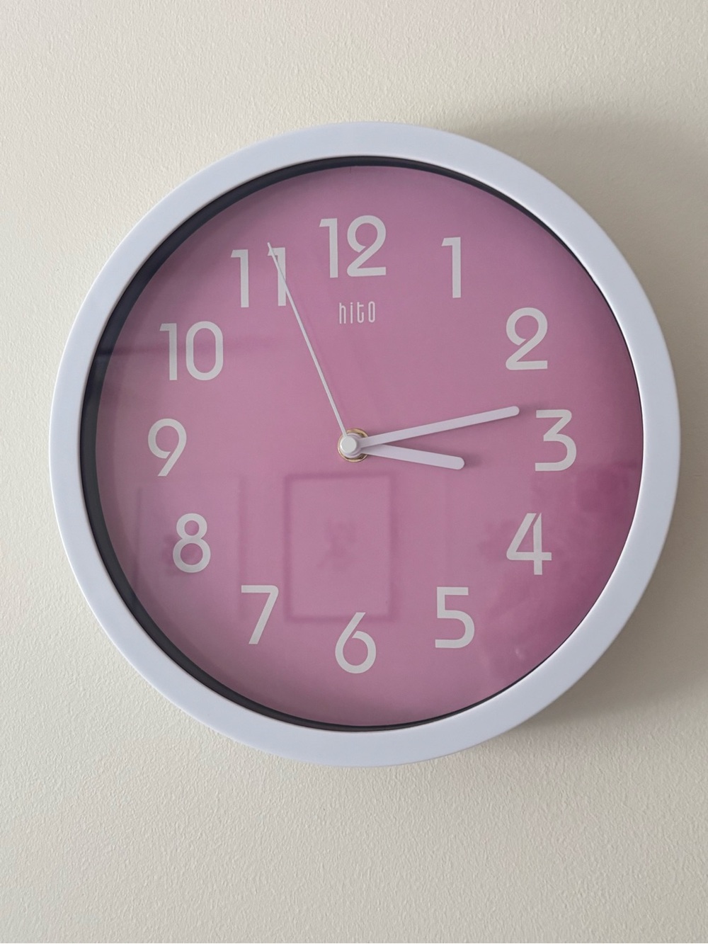 Pink Wall Clock